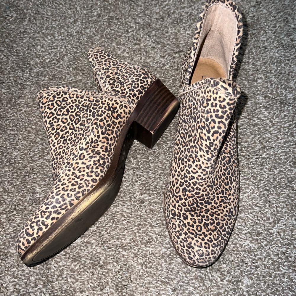 Lucky Brand Cheetah Booties